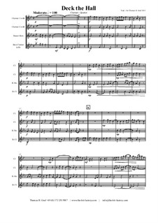 Chamber version: For clarinet quartet by folklore