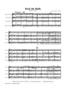 Chamber version: For saxophone quartet by folklore