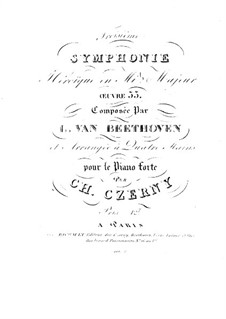 Vollständiger Satz: Version für Klavier, vierhändig by Ludwig van Beethoven