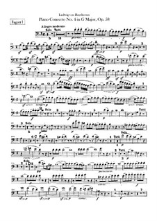 Vollständiger Konzert: Fagottstimmen by Ludwig van Beethoven