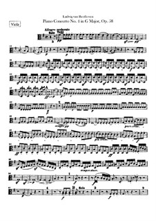 Vollständiger Konzert: Bratschenstimme by Ludwig van Beethoven
