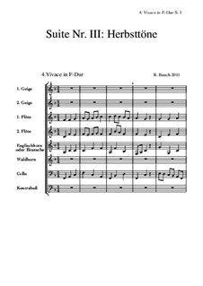 Suite Nr.3: 4 Vivace by Bernhard Bauch