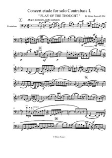 Concert etude for solo Contrabass No.1: Concert etude for solo Contrabass No.1 by Christo Tsanoff