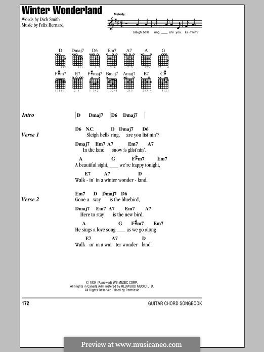 Vocal version: Text und Akkorde by Felix Bernard