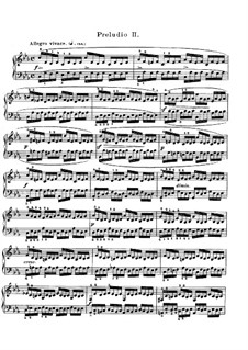 Präludium und Fuge Nr.2 in c-Moll, BWV 847: Für Klavier (Herausgegeben von Czerny) by Johann Sebastian Bach