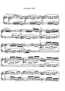 Präludium und Fuge Nr.20 in a-Moll, BWV 865: Für Klavier (Herausgegeben von Czerny) by Johann Sebastian Bach