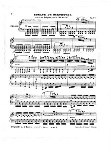 Sonate für Klavier Nr.21 'Waldstein', Op.53: Reduktion von A. Henselt by Ludwig van Beethoven
