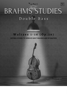 Vollständiger Satz: Arrangement for double bass by Johannes Brahms