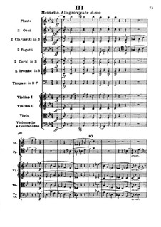 Sinfonie Nr.4, Op.60: Teil III by Ludwig van Beethoven