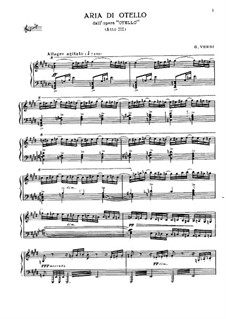 Otello: Aria di Otello by Giuseppe Verdi