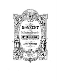 Vollständiger Konzert: Version für zwei Klaviere, vierhändig by Ludwig van Beethoven