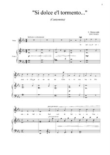 Si dolce è'l tormento, SV 332: C minor by Claudio Monteverdi