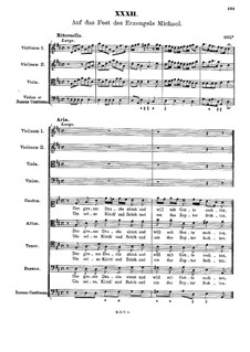 Auf das Fest des Erzengels Michael: Auf das Fest des Erzengels Michael by Johann Rudolf Ahle