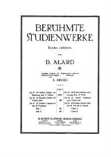 Vierundzwanzig Etüden-Capricen, Nr.13-24, Op.41: Vierundzwanzig Etüden-Capricen, Nr.13-24 by Jean Delphin Alard