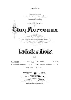 Fünf Stücke für Cello und Klavier, Op.47: Nr.1 Melodie by Ladislas Aloïz