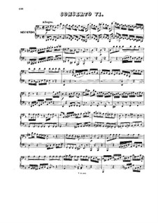 Konzert für Cembalo und Streicher Nr.1 in d-Moll, BWV 1052: Bearbeitung für Klavier, vierhändig – Stimmen by Johann Sebastian Bach