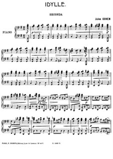 Idylle für Klavier, vierhändig: Idylle für Klavier, vierhändig by Jules Cohen
