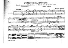 Symphonie fantastique, H.48 Op.14: Version für Klavier, vierhändig by Hector Berlioz