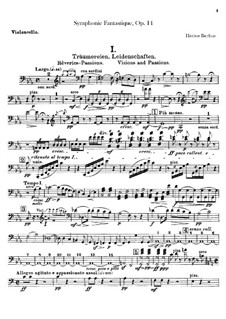 Symphonie fantastique, H.48 Op.14: Cellostimmen by Hector Berlioz