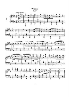Vollständiger Satz: Bearbeitung für Klavier by Johannes Brahms