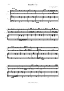 Chamber version: For flute, alto flute and piano by folklore