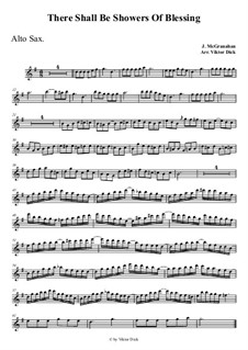Mächtige Ströme des Segens: Für Altsaxophon by James McGranahan