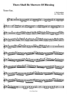 Mächtige Ströme des Segens: Für Tenorsaxophon by James McGranahan