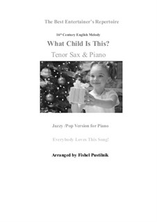 Two instruments version: For tenor sax and piano by folklore