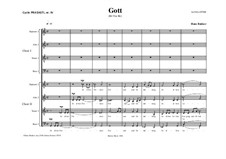 Gott for SSAATTBB (double choir): Gott for SSAATTBB (double choir) by Hans Bakker