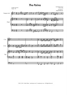 Palm Branches (The Palms): For saxophone quartet by Jean-Baptiste Faure