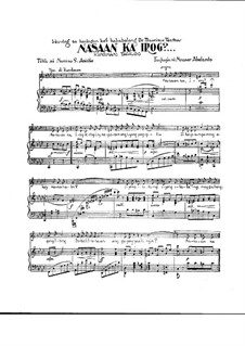 Nasaan ka irog (Donde estas, mi vida): Nasaan ka irog (Donde estas, mi vida) by Nicanor Abelardo