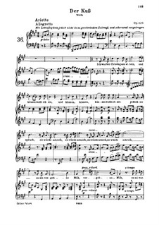 Der Kuss, Op.128: Füt Stimme und Klavier by Ludwig van Beethoven