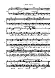 Kincob No.+3 for piano, MVWV 1104: Kincob No.+3 for piano by Maurice Verheul
