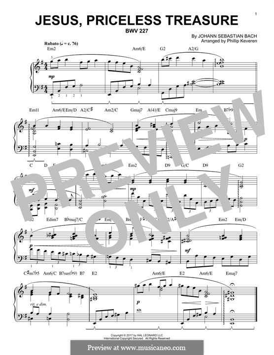 Jesu, meine Freude, BWV 227: Für Klavier (jazz version) by Johann Sebastian Bach