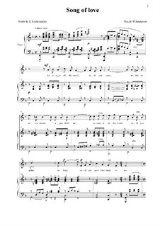 Song of Love: Für Stimme und Klavier by Wilfrid Sanderson