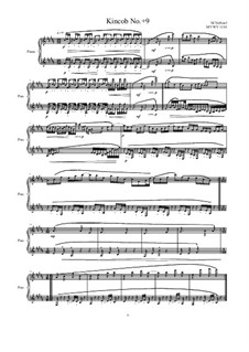 Kincob No.+9 for piano, MVWV 1110: Kincob No.+9 for piano by Maurice Verheul