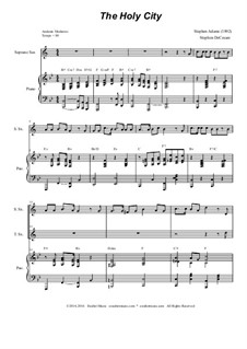 The Holy City: Duet for soprano and tenor saxophone by Stephen Adams
