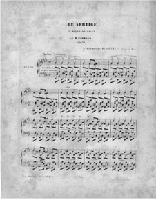 Le Vertige, Op.50: Le Vertige by Peter Cavallo