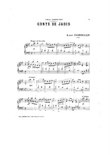 Conte de Jadis, Op.20: Conte de Jadis by Albert Chandelier