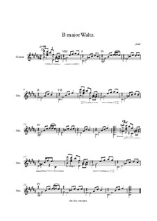 Vals in B Major: Vals in B Major by John Hall