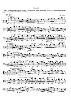 Etüde für Cello in d-Moll: Etüde für Cello in d-Moll by Friedrich Dotzauer