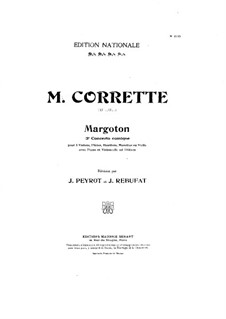 Konzert für drei Violinen, Cello und Klavier No.3 'Margoton': Violinstimme III by Michel Corrette