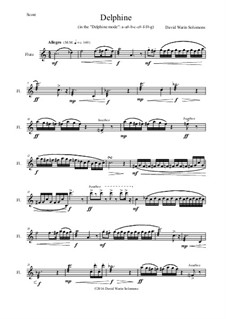 Delphine: Complete set, for flutes by David W Solomons