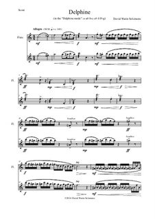 Delphine: For flute duo by David W Solomons