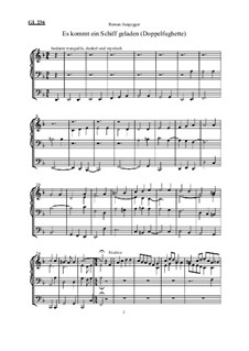 Es kommt ein Schiff geladen (Fughette): Es kommt ein Schiff geladen (Fughette) by Roman Jungegger