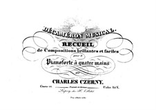 Recueil de Compositions brillantes et faciles, Op.111: Recueil de Compositions brillantes et faciles by Carl Czerny