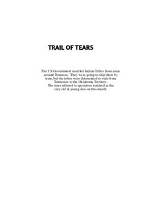 Trail of Tears: Trail of Tears by Gary Mosse