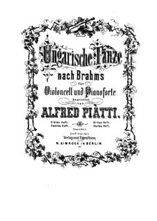 Nr.17-21: Für Cello und Klavier by Johannes Brahms