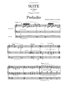 Suite 'Omaggio a Duruflé', Op.9: Suite 'Omaggio a Duruflé' by Bartolomeo Gallizio