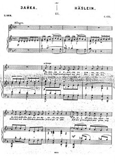 Dreizehn musikalische Bilder, Op.15: Nr.3 Häslein by César Cui